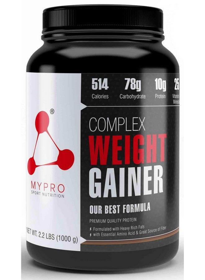MYPRO SPORT NUTRITION Mypro Sport Nutrition Complex Weight Gainer High Protein Supplement (1 kg (Pack of 1), Strawberry)  - Image 1