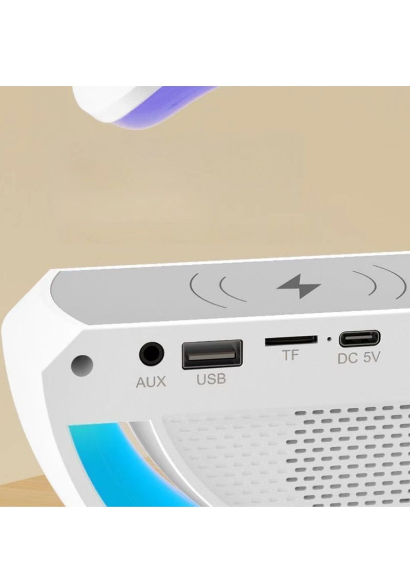 Generic Light color changing Bluetooth speaker technology fashionable speakers can charge mobile phones wirelessly Audio bedside night light audio multifunction  - Image 4