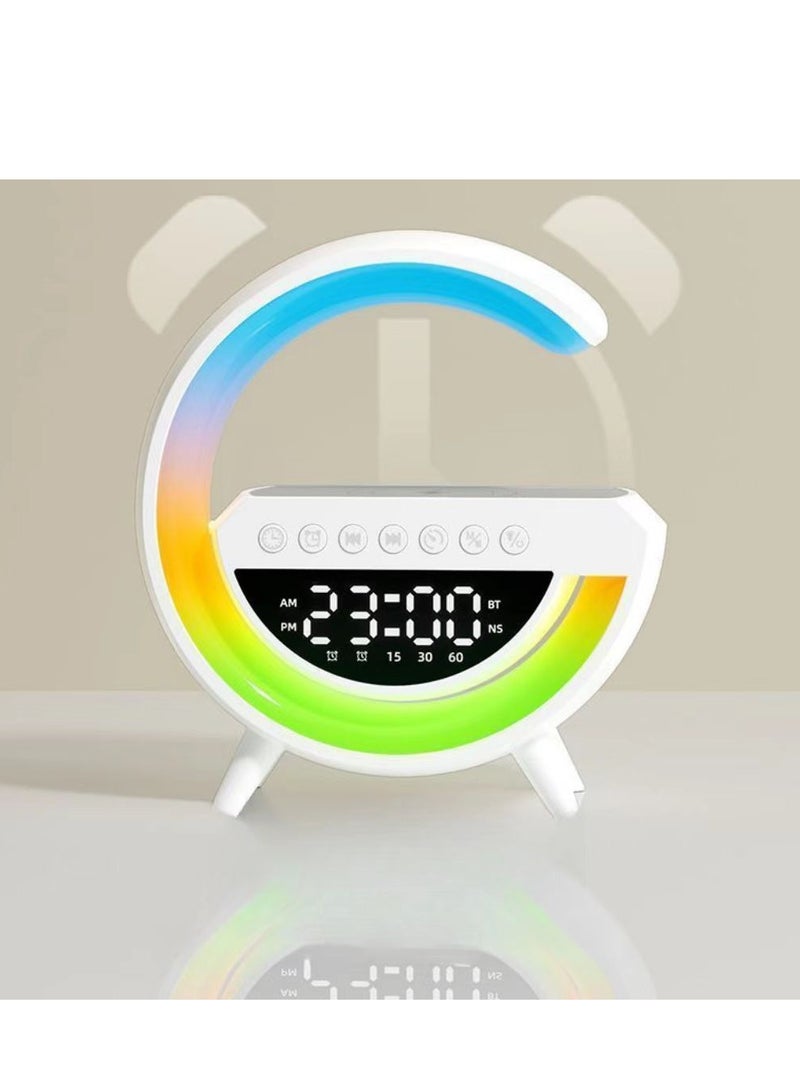 Light color changing Bluetooth speaker technology fashionable speakers can charge mobile phones wirelessly Audio bedside night light audio multifunction - Image 5