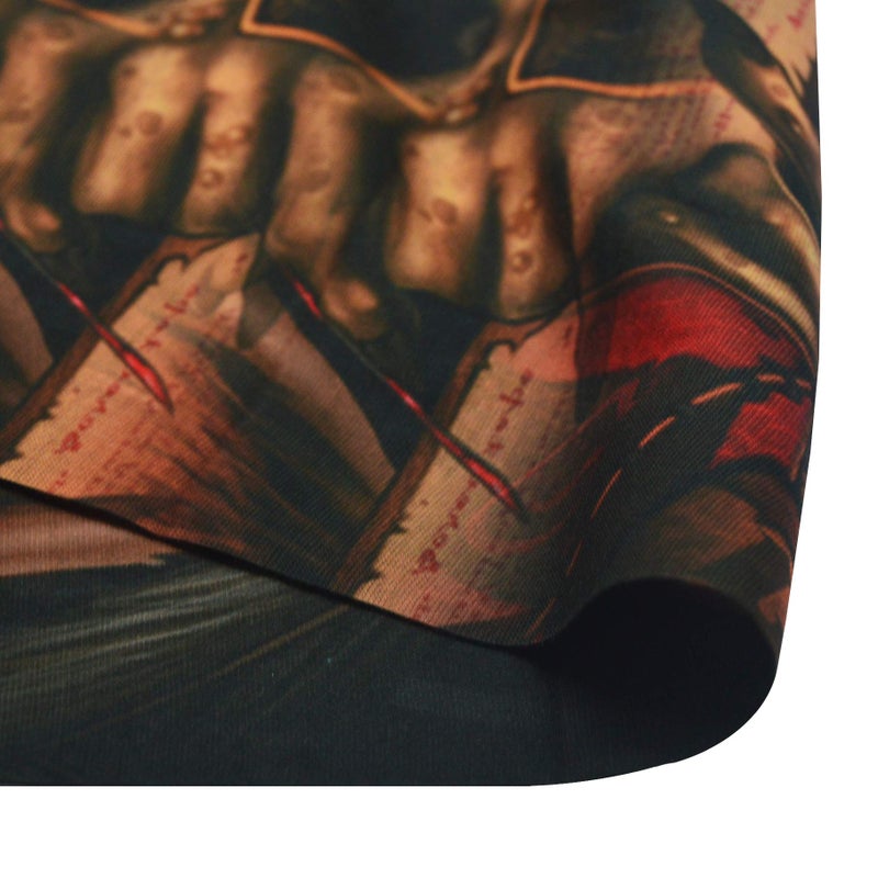 Obacle قناع وجه جمجمة أوباكل - حماية من الغبار والشمس والرياح، أنبوب ثلاثي الأبعاد بدون seams، بندانا متينة لارتداء الرأس لركوب الدراجات النارية وصيد الأسماك وركوب الدراجات والمهرجانات (هيكل عظمي بني) - Image 5