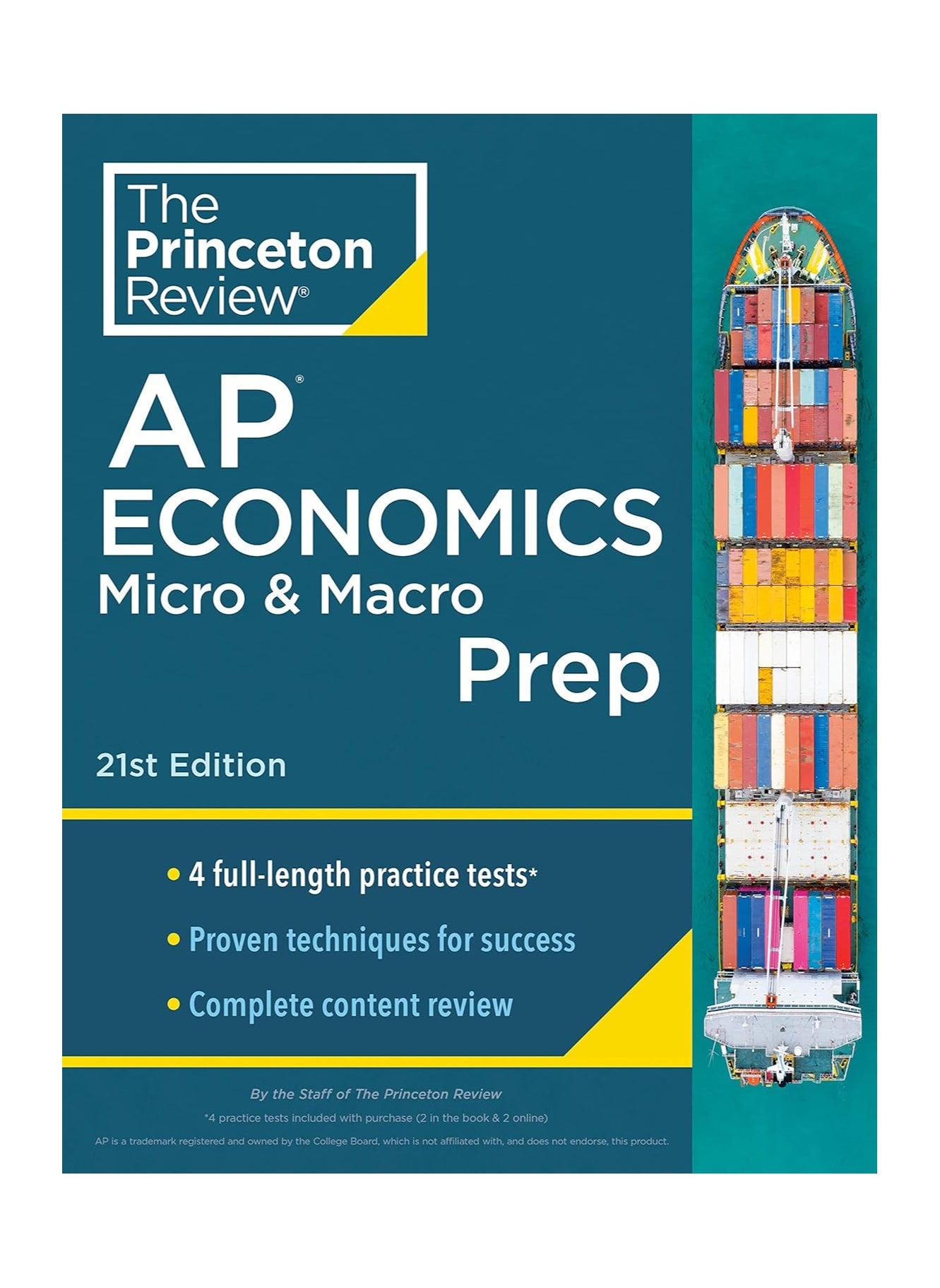 Princeton Review AP Economics Micro & Macro Prep 2024 4 Practice Tests ...