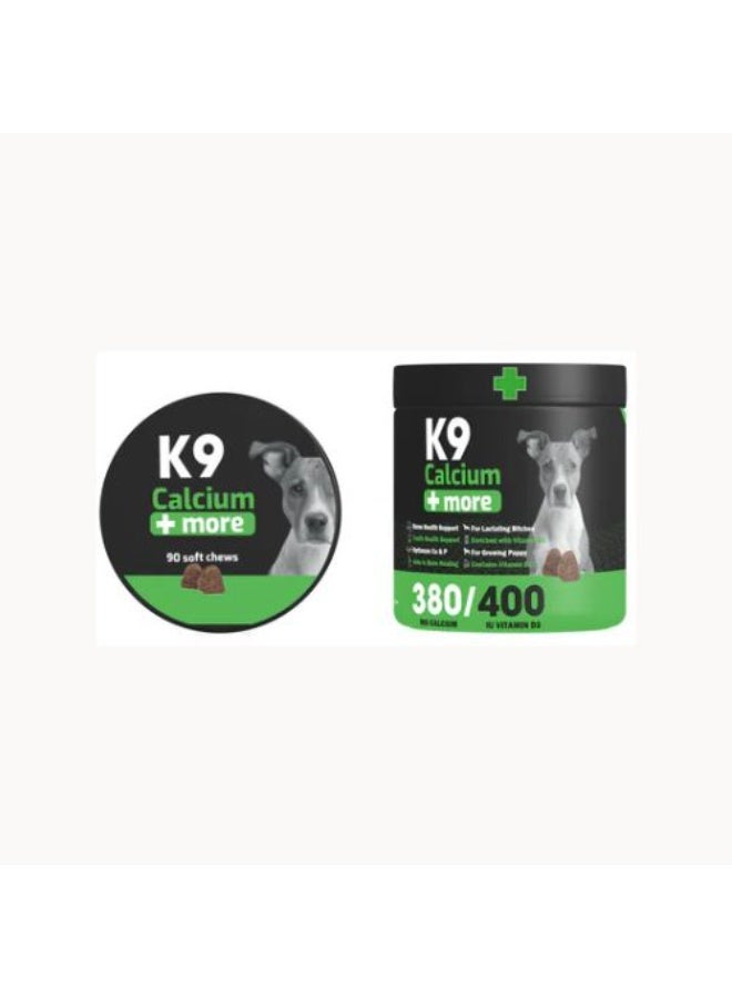 كي9 مكمل غذائي كالسيوم للكلاب 90 قرص