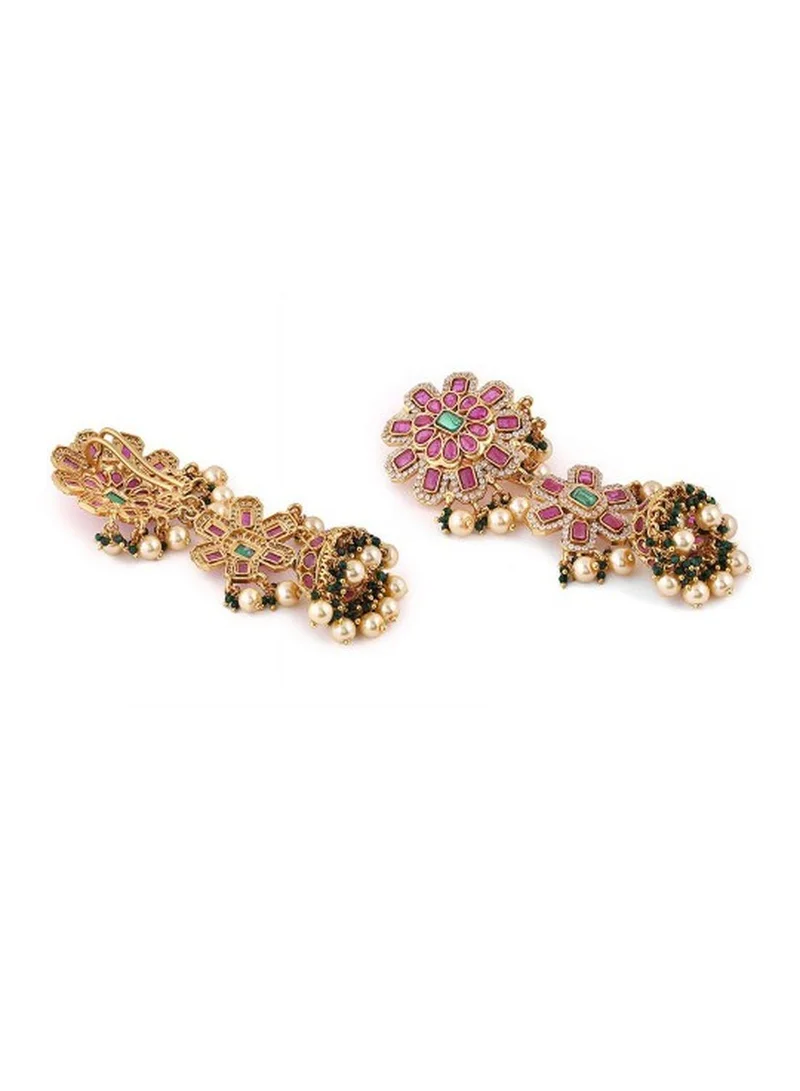 Priyaasi Women Set of 2 Embellished Bobby Pins
