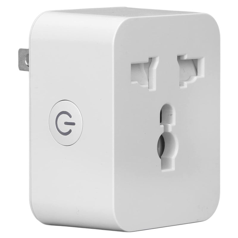 HEEPDD سمارت بلاج (Smart Plug)، منفذ كهربائي بقدرة 15 أمبير وتردد 2.4 جيجاهرتز ودعم لتقنية واي فاي، مزود بوظيفة توقيت ويمكن التحكم فيه عن بعد عبر الصوت أو التطبيق، مناسب لأجهزة التكييف. - Image 1