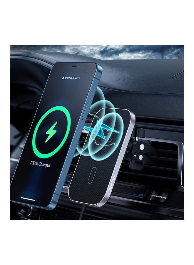 CHOETECH MagSafe Magnetic Magleap Wireless Car Charger For I Phone 13/12 Series - Image 2