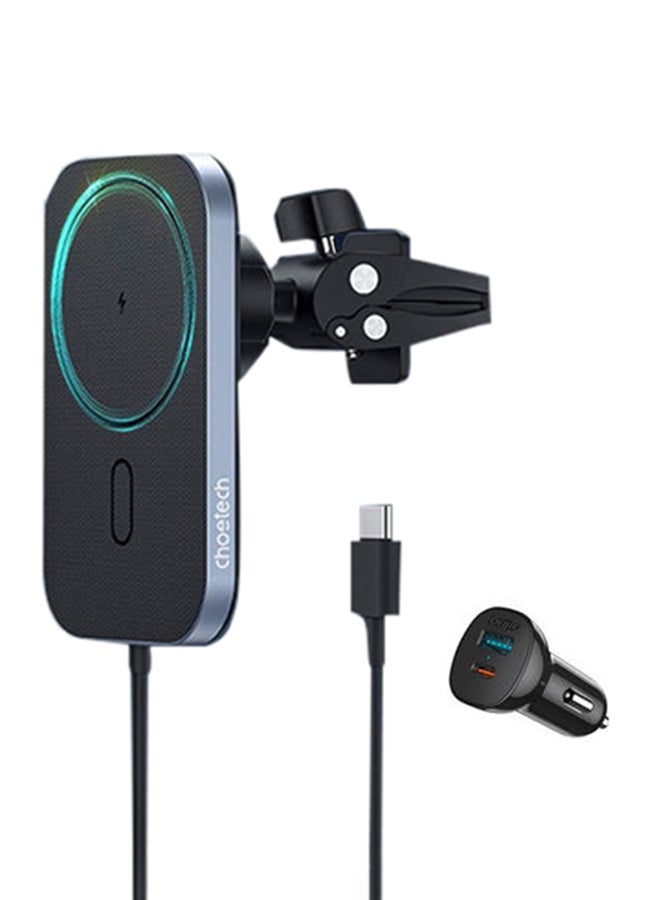 CHOETECH MagSafe Magnetic Magleap Wireless Car Charger For I Phone 13/12 Series - Image 1