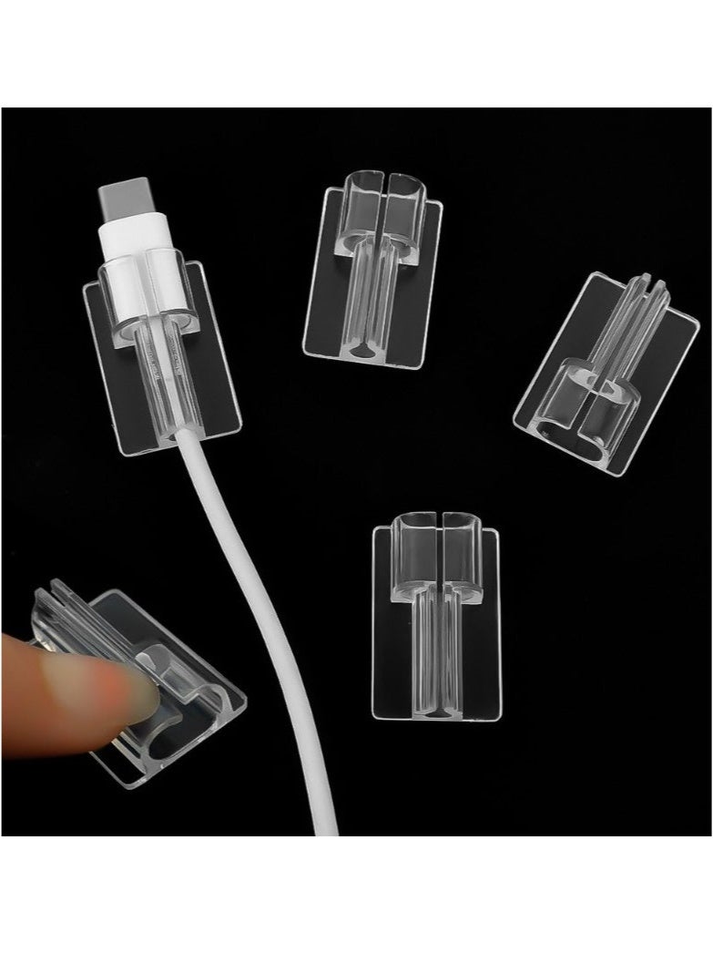 5PCS Transparent Cable Protector Cover Sleeve For IPhone，Charger Cable Protector for iPhone Charger,Univeral Silicon Mini Data Charger Cable Saver,Cable Chomper - Image 1