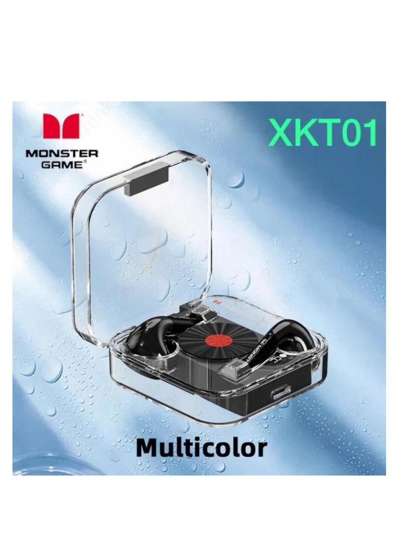 Monster - XKT01 Wireless Headphones Dual Modes For Music And Gaming Black/Blue - Image 1