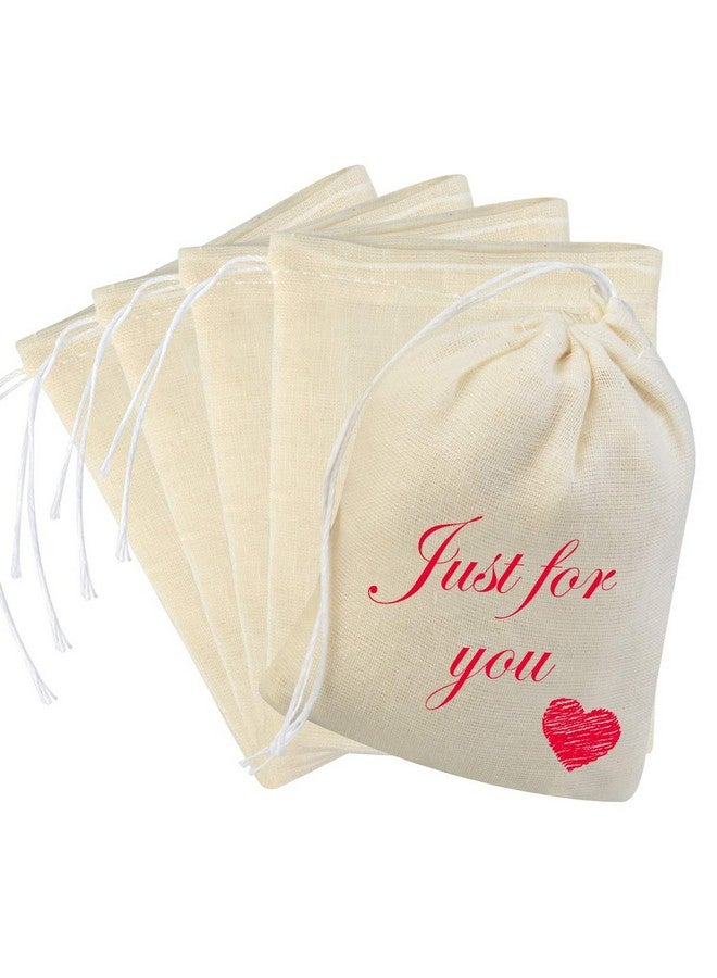 Tayfremn 200Pcs Cotton Drawstring Bags, Reusable Muslin Bag Natural Cotton Bags with Drawstring Produce Bags Bulk Gift Bag Jewelry Pouch for Party Wedding Home Storage, Natural Color (4 x 3 Inches) - Image 3
