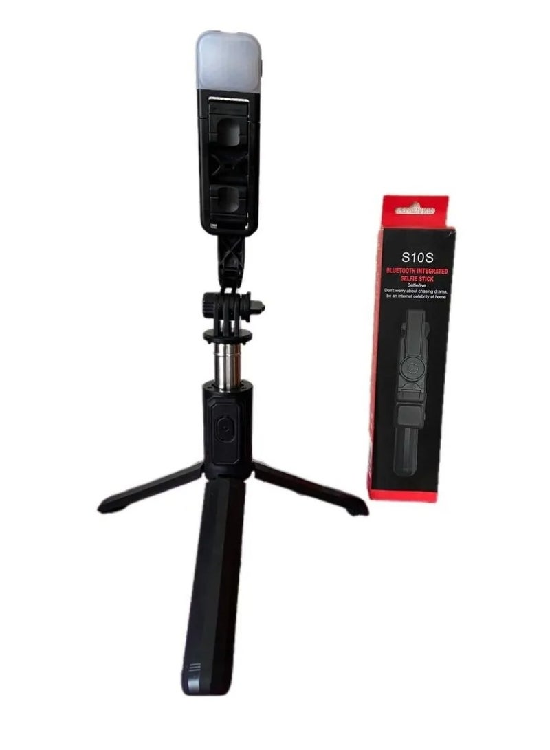 Phone Tripod, Tripod for iPhone & Selfie Stick Tripod Stand with Remote,Extendable All-in-1 360° Rotating Portable Travel Phone Tripod Stand for iPhone, Cell Phone, Android