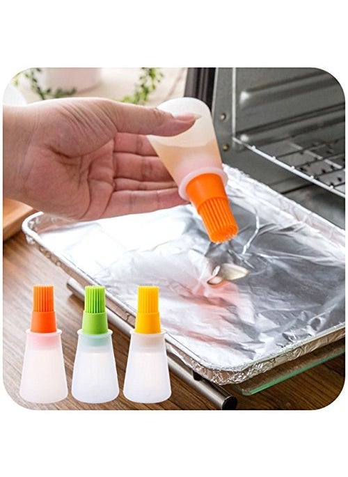 Perfect Pricee - Perfect Pricee Silicone Cooking Oil Bottle with Basting Brush - Image 1