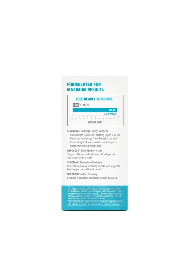 GNC Total Lean GlucaTrim - 120 Capsules | 60 Servings - Image 3