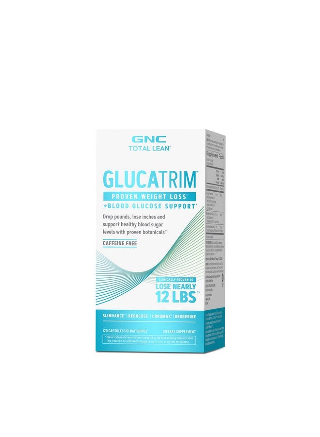 GNC Total Lean GlucaTrim - 120 Capsules | 60 Servings - Image 1