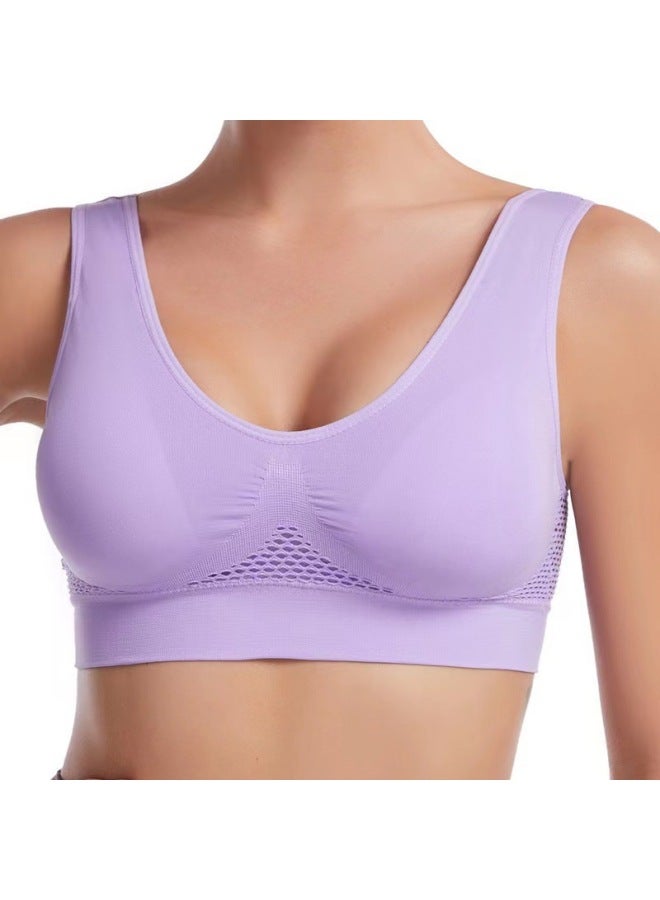 Sportbra Grid Hollow Breathable Sports Bra Plus Size Yoga Running Sports Underwear