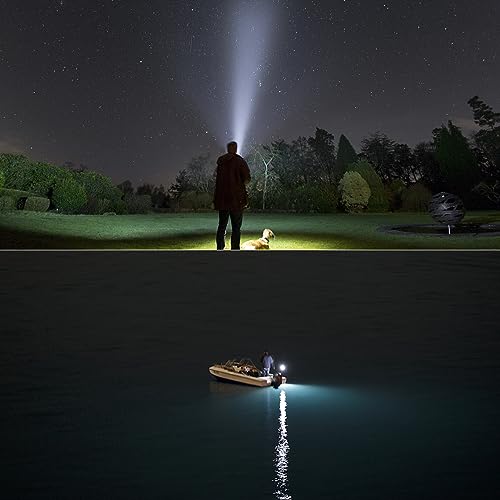 GOODSMANN Handheld Spotlight up to 2000 Lumen HID Spot Light with 12V DC Car Charger Trigger Activated Floodlight Camping Flashlight for Sailing Patrolling Fishing Hunting Hiking Road Trips - Image 5