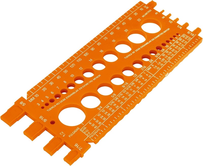 TRUPER REGLA-22 Bolt Size-it Gauge - Image 1