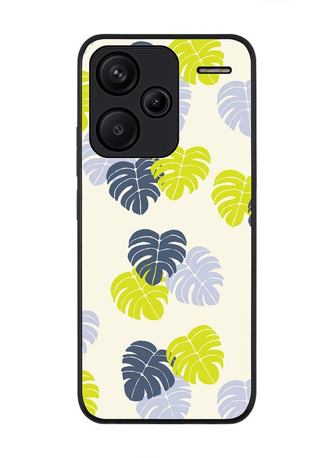 Rugged Black Edge Case for Xiaomi Redmi Note 13 Pro Plus, Slim fit Case Flexible Anti Drop TPU Gel Thin Cover -  Island Leaves
