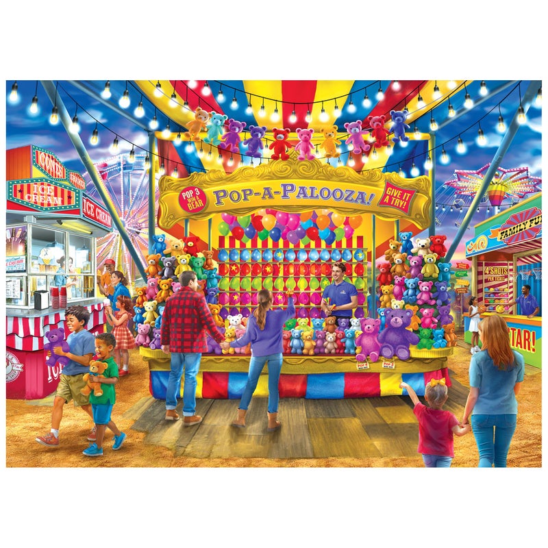 Roseart - Bigelow Country - Fair Games 1000 Piece Jigsaw Puzzle  Vibrant Carnival Puzzle For Adults - Image 1