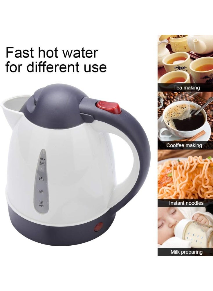 LC Car Water Kettle, Portable 1000ml 12V Travel Car Truck Kettle Water Heater Bottle for Tea Coffee Making, with Cigarette Lighter Socket, for Home Party Travel Trip - Image 3