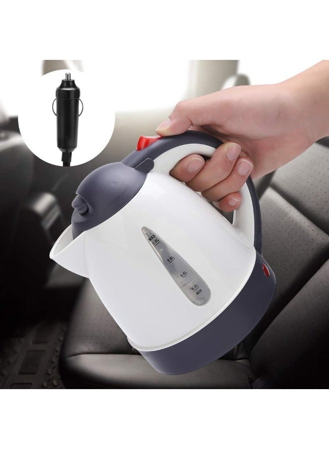 LC Car Water Kettle, Portable 1000ml 12V Travel Car Truck Kettle Water Heater Bottle for Tea Coffee Making, with Cigarette Lighter Socket, for Home Party Travel Trip - Image 4