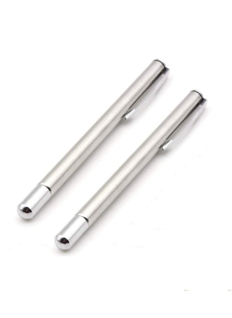 SYOSI Stainless Steel Retractable Pointers, Telescopic Pointer Hand Pointer Extendable Telescopic Pointer Stick Long Teaching Pointer for Classroom Office  - Image 2
