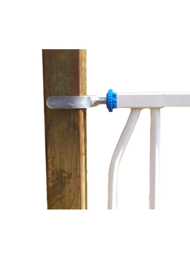 Kiddale Universal Staircase Fitting For Any Metal Safety Gate (4 In 1) For One Side Of Staircase, Not Required For Retractable Gates - Image 2