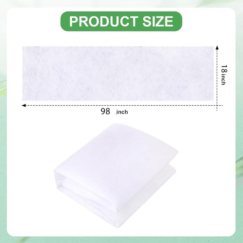 Air Vent Filter Set 98'' x 18'' with Installation Tape - 20+ Filters for HVAC and AC - Image 2