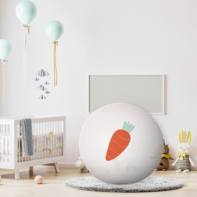 Leitee 2 Pcs 72 Inch Giant Balloons Round Latex Large Human Egg Jumbo Balloons Inflatable Air Decorations for Birthday Party Wedding Engagement(White) - Image 5