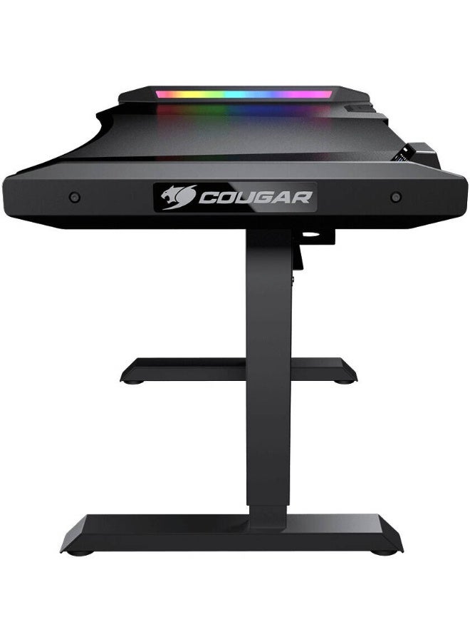 Cougar Cougar Mars Pro 150 Gaming Desk – Dual RGB Light Zones, USB Type-C & Type-A Ports, Steel Frame, Carbon Fiber Texture, RGB Control Button | 3M1502WB.0001 - Image 4