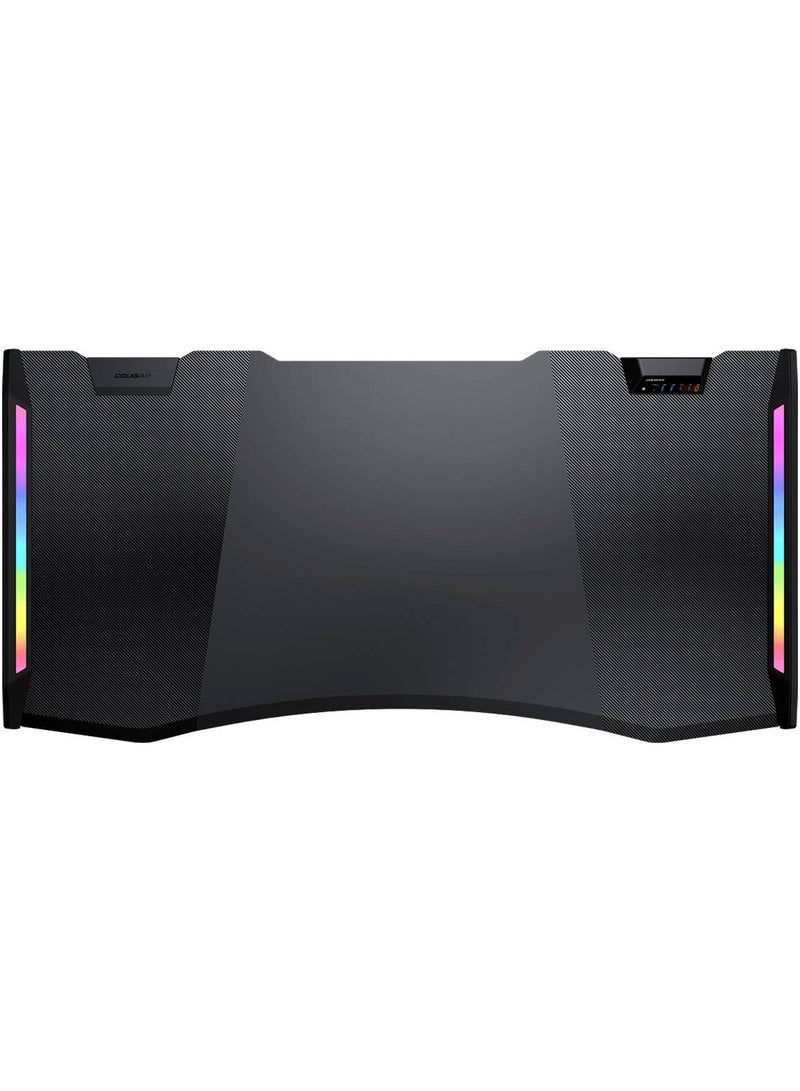 Cougar Cougar Mars Pro 150 Gaming Desk – Dual RGB Light Zones, USB Type-C & Type-A Ports, Steel Frame, Carbon Fiber Texture, RGB Control Button | 3M1502WB.0001 - Image 5