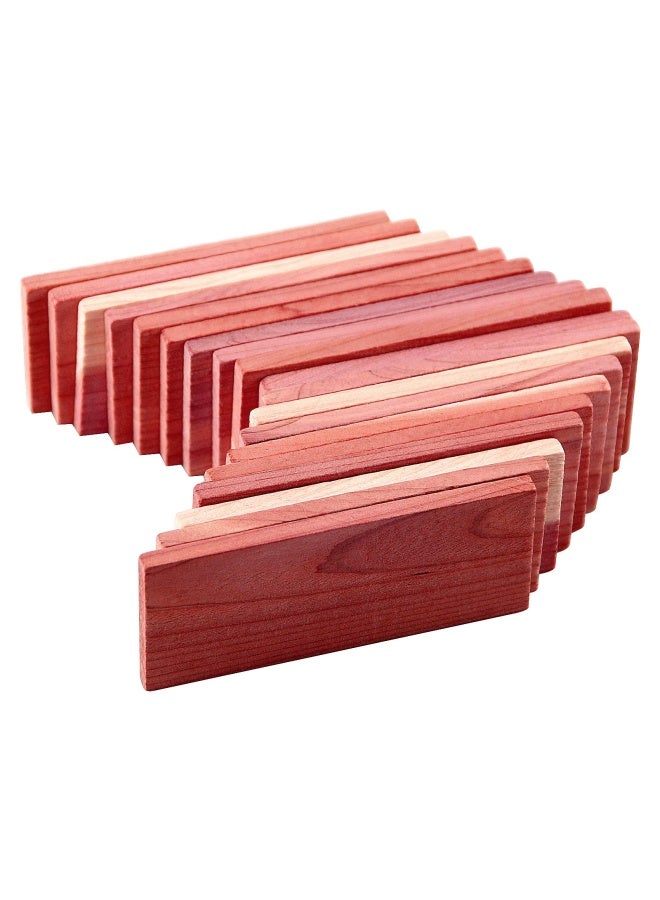 Cedar Hang Ups Cedar Packs For Closet Storage 100 Nature Aromatic Red Ceder Blocks Cedar Planks 16 Pieces - Image 1