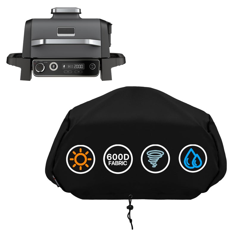 Suphomeware Grill Cover for Ninja OG700 Series Outdoor Grill, Heavy Duty Woodfire BBQ Grill Accessories, Waterproof Grill Cover Cpmpatible with Ninja Smoker Grill OG701 & OG751 Series,etc. - Image 1
