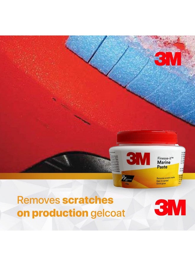 3M معجون فِينيس البحرية (200 غ) | إزالة علامات الخدش الطفيفة من الأسطح المؤكسدة بشدة | يضيف لمعانًا أكثر | - Image 2