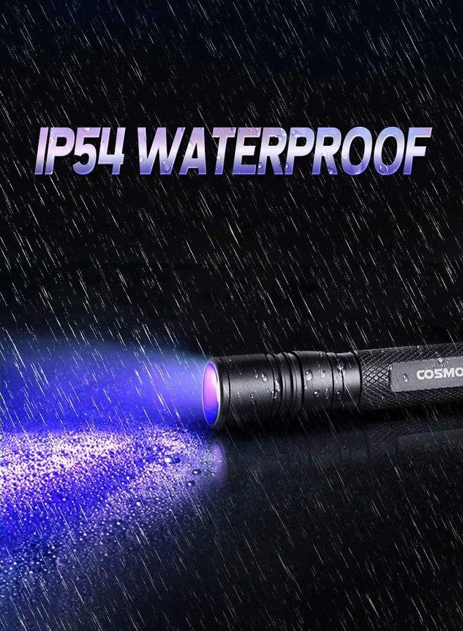 COSMOING UV Flashlight, LED 395nm Ultraviolet Flashlight, Zoomable Pen Blacklight Flashlight IP54 Waterproof Detector for Pet Urine, Cat Dog Stains, Bed Bug, Household Wardrobe Toilet - Image 5