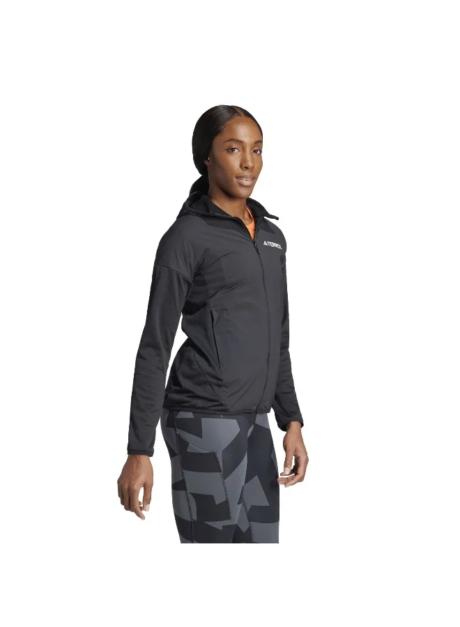 Adidas Terrex Xperior Climawarm+ Wind Light Fleece Hooded Jacket