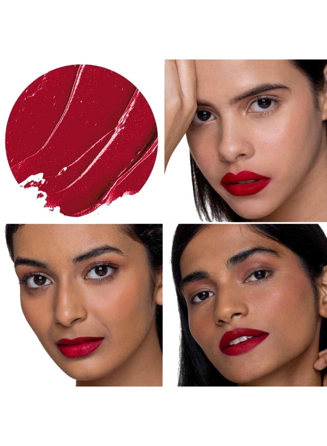 KIRO Airy Matte Liquid Lipstick, Scarlet Poppy (Cherry Red), 5 ml, Transferproof, Liquid Lip Colour, Long Lasting, Vegan, No Parabens, Avocado Oil, Non Toxic Lipstick for Intense Colour - Image 3