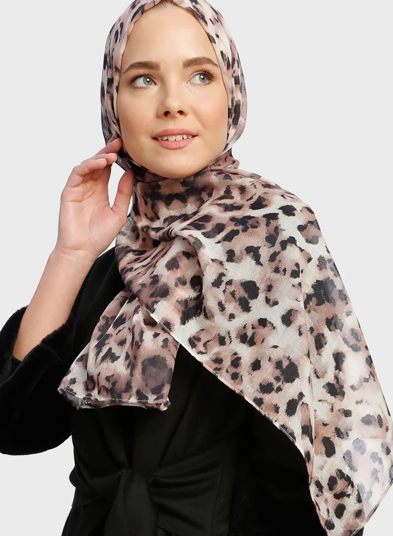 توفا شال من مودانيسا شيلة بطبعات