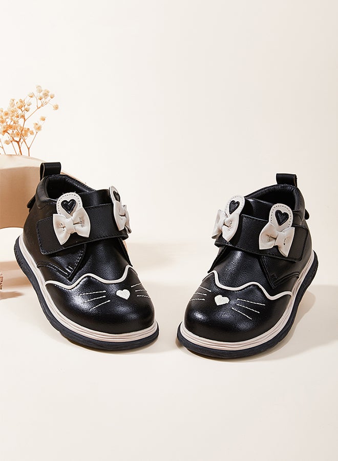 Taranis Taranis Children's Girls' Shoes Cat-Patterned Fashionable Ankle Boots  - Image 1