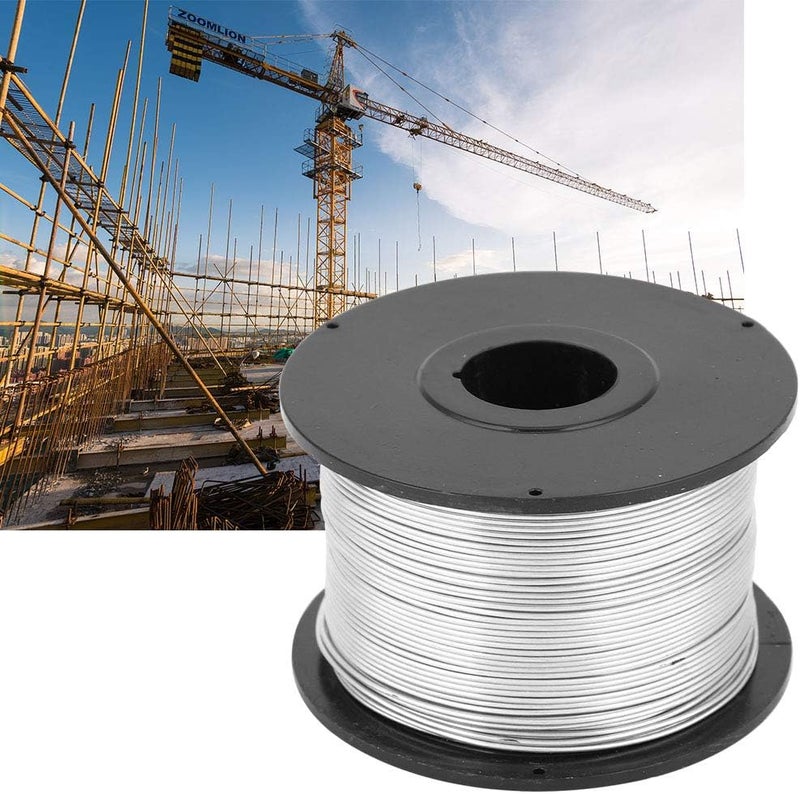 كلاراكو سلك ربط حديد التسليح، 4 قطع 110 متر 0.8 مم لفائف ربط حديد التسليح الفولاذية سلك ربط حديد التسليح المرن لآلة ربط حديد التسليح الأوتوماتيكية - Image 3