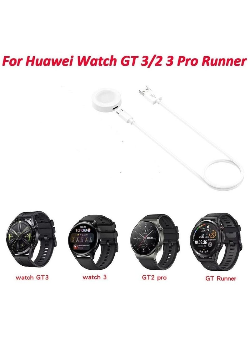 محول شاحن ساعة ذكية مع كابل USB متوافق مع Huawei Watch GT Runner، Huawei Watch GT3 46MM/42MM، Huawei Watch3، Huawei Watch3 pro، Huawei GT2 PRO، Huawei GT2 Pro - Image 2