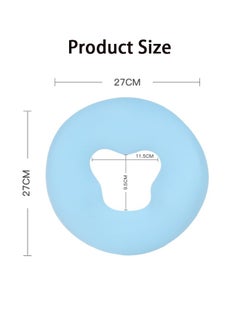 GMORO Silicone Pillow Soft Massage Face Relax Pillow Headrest SPA Beauty Salon Skin Care Cushion Pad Care Cushion Head Cradle Face Rest Cover Prone Pillow Retina Lying Pillow  - Image 3
