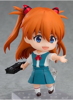 General Evangelion model desktop ornament EVA Asuka movable face swap figure car fashion ornament toy decoration collection gifts  - Image 4