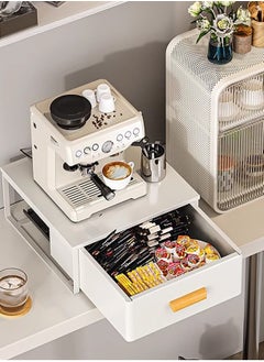 Merry Moments Coffee Machine Stand Coffee Pod Holder Coffee Capsule Storage Pull Out Cabinet Organizer Kitchen Counter Organizer Metal Drawer for Office Home Kitchen Size: L40 x H17.5 x W41 CM  - Image 4