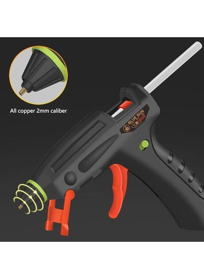 Rechargeable Cordless Hot Glue Gun Fast Heating 2400mAh Battery Copper Nozzle For Crafts - Image 5