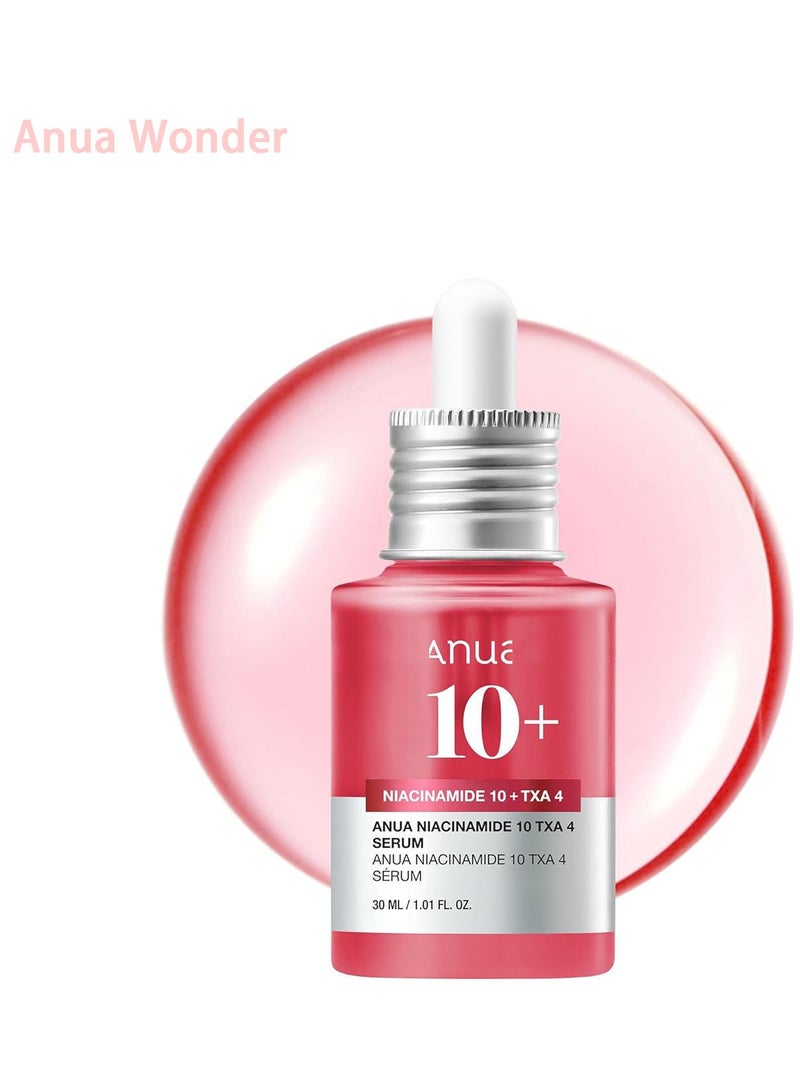Anua Wonder Niacinamide 10 + TXA 4 Serum, Hyaluronic Acid, Tranexamic acid, Facial Serum for Glass Skin, Clarifying, Radiant Complexion with Natural Color, Korean Skin Care (30ml /1.01 fl.oz) - Image 1