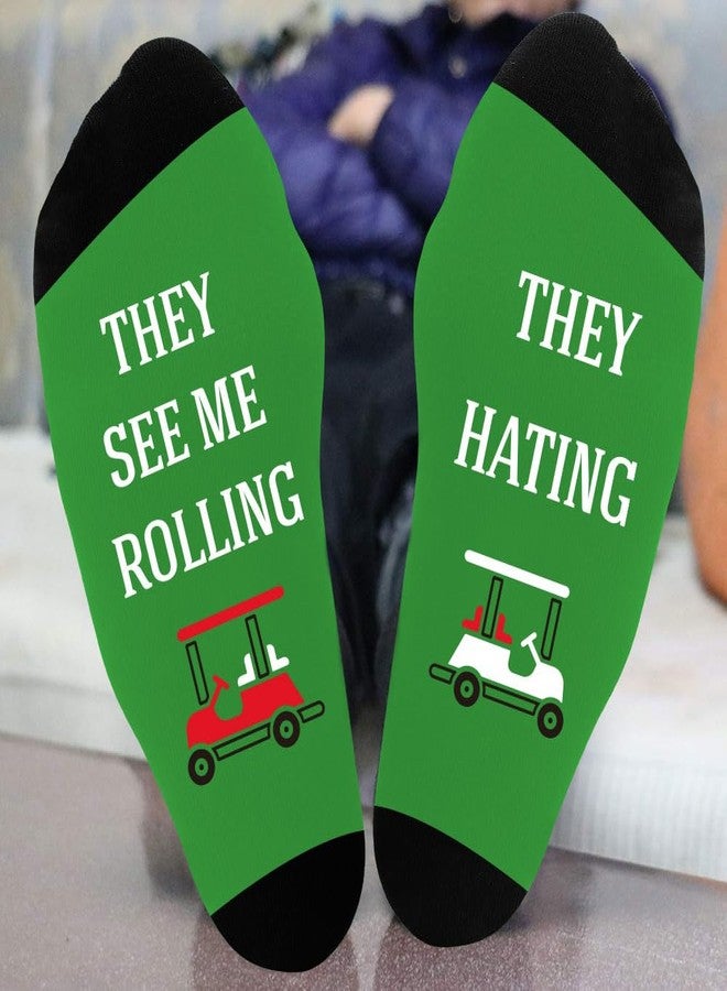 Dayofun Golf Gifts for Men Women,Fathers Day Christmas Valentines Day Cool Personalized Birthday Gifts for Golfer Grandpa Dad Papa Uncle Husband Boyfriends Him,Golf Accessories,Stocking Stuffer,Funny Socks - Image 2