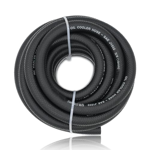 CHOIMOON 5/8 Transmission Oil Cooler Hose - 300 PSI Fuel Line Hose J1532 For Transmission Fluid, Oil, Coolant, Diesel, Hydraulic Fluid, Lubricant, Gas - Image 1