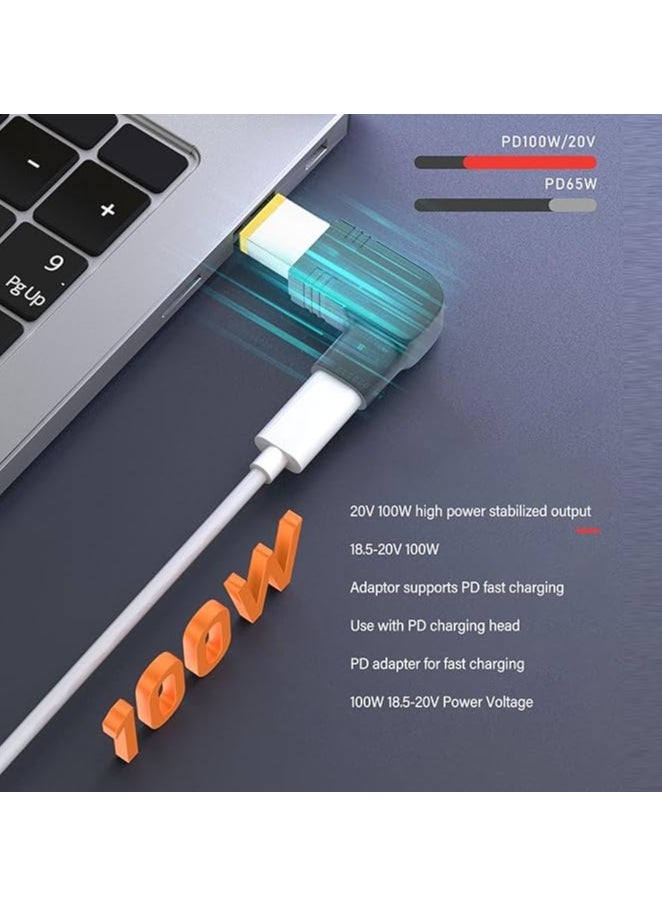 erorex USB C to DC Adapter, USB Type C Female Input to 4.0 1.35mm DC Power Charging Adapter Support PD Fast Charging, Printer Adapter for Laptop and Other Devices,  - Image 3
