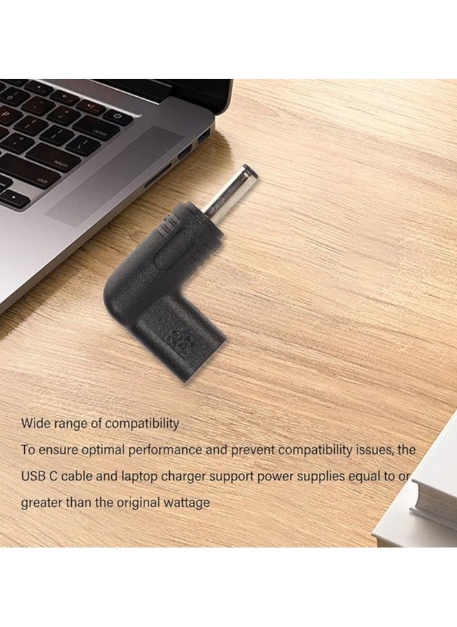 erorex USB C to DC Adapter, USB Type C Female Input to 4.0 1.35mm DC Power Charging Adapter Support PD Fast Charging, Printer Adapter for Laptop and Other Devices,  - Image 5