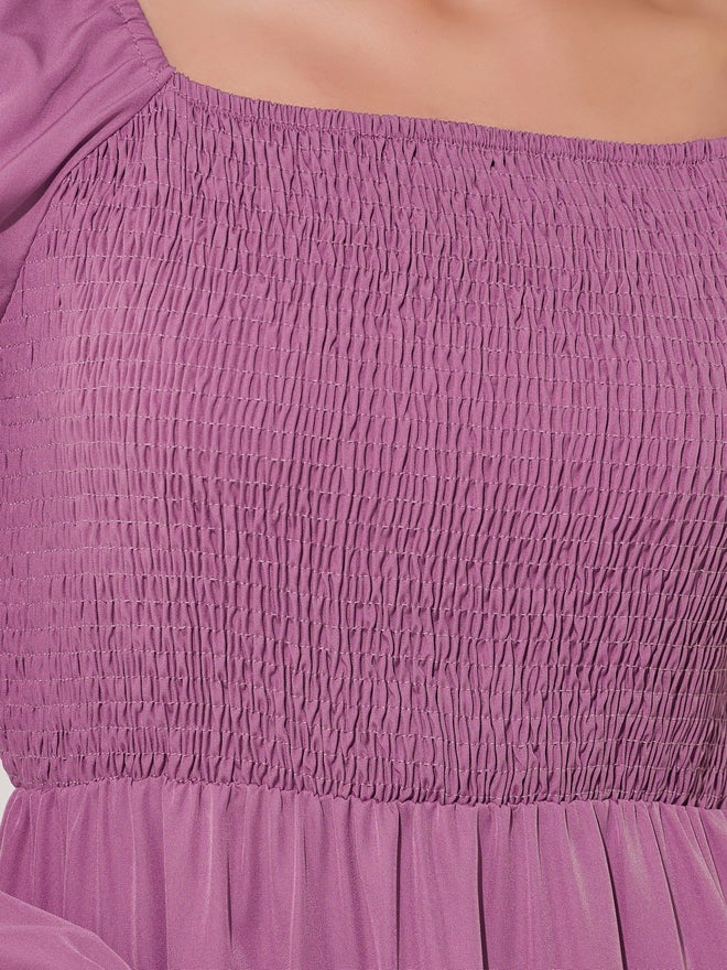 تايك تو فستان طويل بأكمام طويلة بطبقات - Image 4